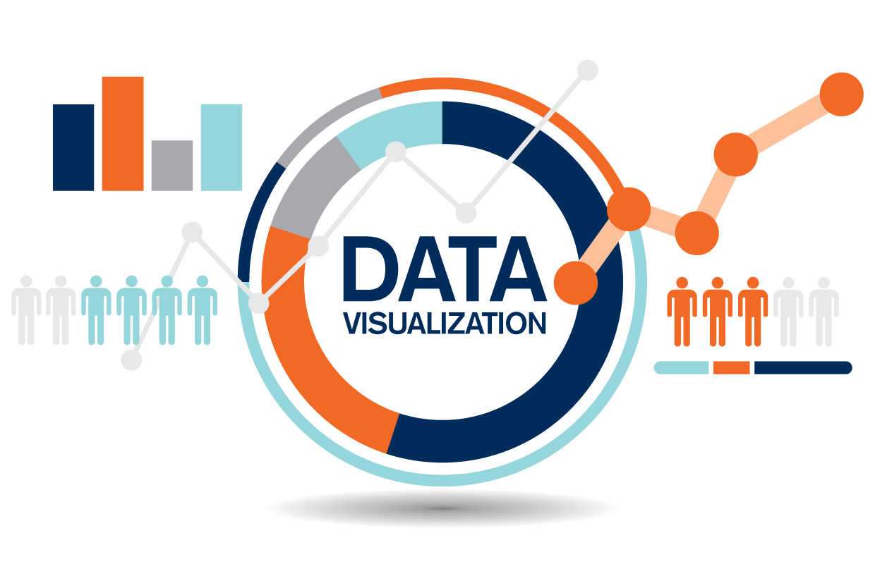Illustration of a data visualization graph